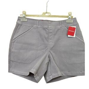 NWT Spanx 6" twill shorts, light orchid, large, vacation, everyday, walking